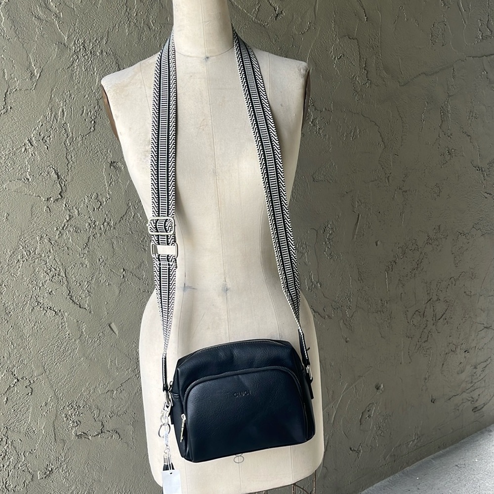 Black crossbody purse